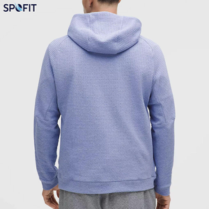 Sudaderas con Capucha para Hombre al por Mayor ODM/OEM, Talla Grande, con Logotipo Personalizado, Sudaderas Gruesas de Algodón de Doble Punto Texturizado - Product Image 3