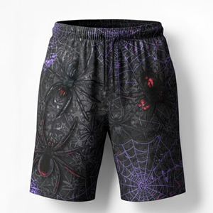 Pantalones Cortos Deportivos Sublimados Transpirables Personalizados para Hombre, de Secado Rápido, para Gimnasio, Entrenamiento, Uso Casual - Product Image 3