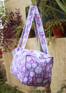Bolsa de Lona de Algodón Acolchada Hecha a Mano en India, de Lujo, Premium, Ligera, con Correa de Hombro, para Viajes al Gimnasio, Estilo Boho, Gran Capacidad, Duradera - Product Image 6