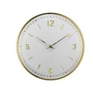 Premium Gold <b>Wall</b> <b>Clock</b> Modern Architectural Design Metal Frame Silent Quartz Movement for High End Interior Design <b>Wall</b> <b>Decor</b> - Product Image 5