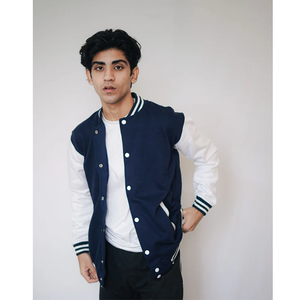 Brand Varsity Jacket <b>Wool</b> Body with Leather <b>Arms</b> Letterman Baseball Unique & Stylish Color varsity jackets leather sleeves - Product Image 4