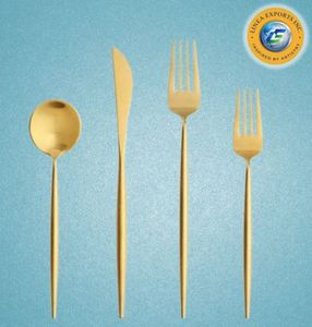 Luxury Rose Gold Plated Flatware Set-Premium 304 <b>Stainless</b> <b>Steel</b> <b>Cutlery</b> for Party Dishwasher Safe & Eco-Friendly - Product Image 6