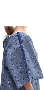 Blouse médicale professionnelle personnalisable avec logo – Blouse d'hôpital pour patient - Product Image 5