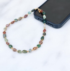 Boho Beaded <b>Charm</b> Eco-Friendly Lightweight Handmade Colorful Gemstone <b>Phone</b> <b>Charm</b> Elegant Beaded Accessory Cute Wrist <b>Charm</b> - Product Image 1