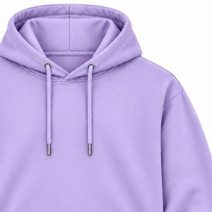 <b>Mens</b> Lavender Pullover Hoodie Plain <b>Long</b> <b>Sleeve</b> Casual Sweatshirt Custom Logo Streetwear Sportswear Gym <b>Top</b> Shoukat Apparel - Product Image 2
