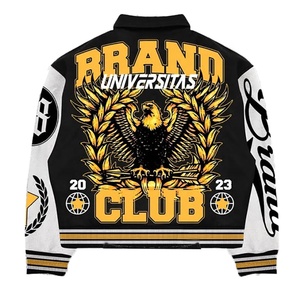 ชุดวอร์มกางเกงขาบานสำหรับผู้ชายเสื้อแจ็คเก็ต LWK-TS-10211สำหรับฤดูหนาวชุดวอร์มหนังขนสัตว์แนววินเทจตามสั่ง - Product Image 4