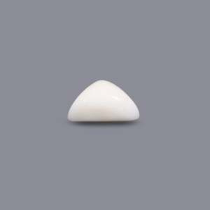 Natural Faceted White Coral Gemstone 6.7 Carat Certified Color Change Wholesale - Product Image 3