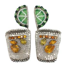 Hermosos pendientes de flecos con cuentas de semillas, estilo bohemio, elegantes pendientes multicolor con cuentas de semillas para uso diario. - Product Image 1