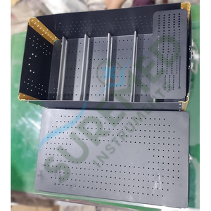 Boîte de Stérilisation en Aluminium pour Plateau Chirurgical, Conteneur Médical Réutilisable pour Stérilisation - Product Image 2