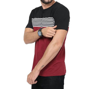 Camiseta Casual de Corte Regular para Hombre, Tela Elástica de Poliéster/Algodón, Manga Corta, Transpirable, de Secado Rápido, Silueta Moderna y Elegante - Product Image 6