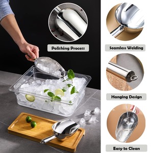 ที่ตักน้ำแข็งโลหะดีไซน์หรูหรา ของใช้จำเป็นสำหรับบาร์สมัยใหม่ - Product Image 4