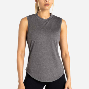 Débardeurs d'été pour femmes 100% coton, tendance, unis, personnalisables, pour l'entraînement, le fitness, la gym, débardeur sexy - Product Image 3