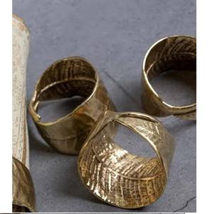 Anillo para Servilletas de Metal de Cobre, Decoración de Mesa de Estilo Moderno, Anillo para Servilletas de Estilo Único para Restaurantes y Hoteles - Product Image 3