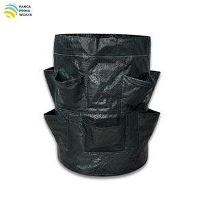High Quality 8 Pocket <b>Strawberry</b> Planter Bag 36x46cm HDPE Woven Fabric Vertical Garden Growing <b>Pot</b> Green - Product Image 5
