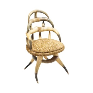 Fauteuil rustique moderne en corne de buffle, meubles de bistrot faits à la main, salon, NEHA ENTERPRISES, prix bas - Product Image 4