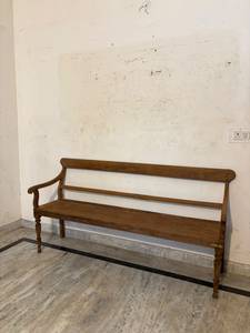 Modern Solid <b>Wood</b> Eco-Friendly 4-Seater <b>Bench</b> Farmhouse Decor Outdoor Furniture for Mall Park Patio <b>Garden</b> - Product Image 3