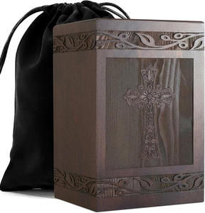 Urnes funéraires en bois pour cendres humaines adultes, personnalisables - Product Image 4