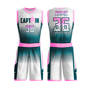 Uniforme de Baloncesto Sublimado de Último Diseño, Logotipo Personalizado, Conjunto de Camiseta y Pantalones Cortos de Baloncesto de Malla Transpirable, Fabricante OEM ODM - Product Image 6
