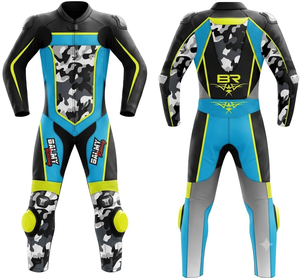 ชุดแข่งรถมอเตอร์ไซค์ Ramaha Super MotoCP หนังวัว/หนังจิงโจ้ 1 ชิ้น ชุดจั๊มสูทสำหรับขี่มอเตอร์ไซค์/Traje ได้รับการรับรองมาตรฐาน CE ระดับ 2 - Product Image 1