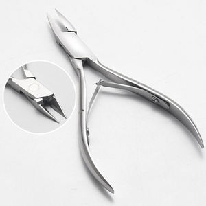 Coupe-ongles professionnel durable en acier inoxydable courbé, pousse-cuticules, coupe-ongles pour manucure et pédicure - Product Image 1