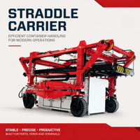 Grue à portique sur pneus en caoutchouc (RTG) pour terminal de conteneurs portuaires, 40 pieds, 10 tonnes, hauteur de levage maximale 15 m