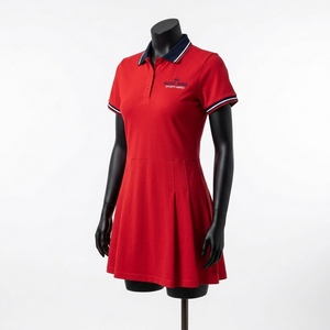 Robe de tennis pour femmes, best-seller, nouvelles arrivées, robe respirante à col polo, robe de tennis pour femmes - Product Image 6
