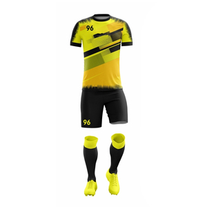 Conjunto de Uniforme de Invierno para Club de Fútbol para Adultos con Jersey de Manga Larga Premium y Pantalones Cortos a Juego - Product Image 6
