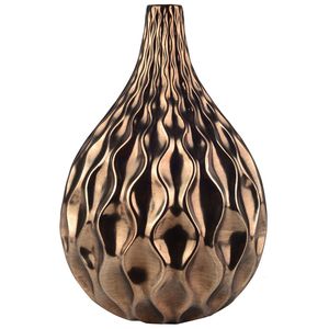 Florero de Metal de Lujo, Recipiente Floral Decorativo Premium, Centro de Mesa Moderno, Adorno Sofisticado para Interiores del Hogar - Product Image 2