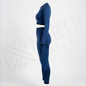 Conjunto de Yoga sin Costuras de Secado Rápido para Mujer, Sujetador Deportivo Reversible, Leggings Transpirables, Ropa Deportiva, Color Personalizado - Product Image 3