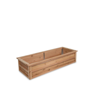 Bac à légumes surélevé en cèdre rouge occidental robuste pour l'extérieur, idéal pour les légumes et herbes biologiques - Product Image 1