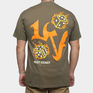 Camiseta Premium Urbana con Estampado Gráfico, Tejido Transpirable, Diseño de Letras en Relieve Personalizadas, Ropa Casual, Pedidos al por Mayor, Moda - Product Image 6