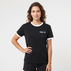 Camiseta de Algodón con Cuello Redondo y Logo Personalizado para Mujer, Corte Regular, Manga Corta, Ligera, Informal, para Verano - Product Image 5