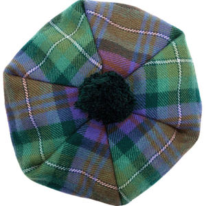 Chapeau Tam O Shanter de qualité supérieure, écossais, motif tartan de l'île de Skye, en laine chaude, classique pour les Jeux des Highlands - Product Image 3