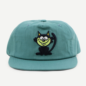 Custom Embroidered 5-Panel Cotton <b>Cap</b> Cartoon Graphic Patch <b>Flat</b> Brim Snapback <b>Hat</b> Streetwear Accessories 2026 - Product Image 2