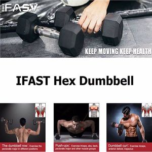 Mancuernas Hexagonales para Gimnasio en Casa, Recubiertas de Goma con Mango Metálico, 20 Libras en Pares o Individuales - Product Image 6