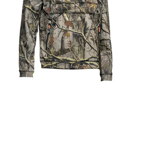 เสื้อฮู้ดผู้ชายแบบสวมใส่สบาย พิมพ์ลายฤดูหนาว พร้อมกระเป๋าซิป รับผลิตแบบ OEM ODM ขายดี พร้อมเทคนิคการปัก 3 มิติ - Product Image 4