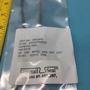 AMAT 3700-02425 DOVE TAIL <b>SEAL</b> 8.296X1.187 CSD - Trusted Global Legacy Semiconductor Equipment and Parts at - Product Image 3