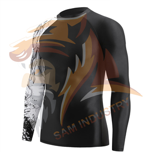 Comfortable High Quality <b>Men</b> <b>Compression</b> <b>Shirts</b> OEM Service Customized Printing <b>Compression</b> <b>Shirts</b> <b>For</b> Sale - Product Image 6