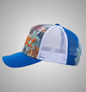 Casquette de baseball unisexe en daim à motif écossais avec logo brodé, maille bleue, ajustable, style décontracté, pour l'extérieur, vente en gros - Product Image 4