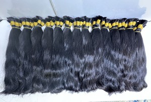 Cheveux humains bouclés en vrac bruts naturels bon marché Extensions de cheveux vietnamiens crus - Product Image 3