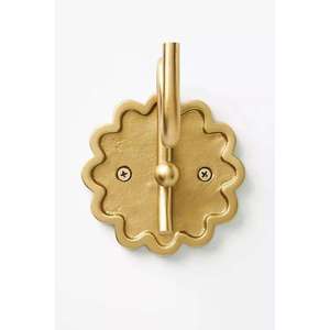Elegant Handmade Cast Brass Polish Towel Hook <b>Wall</b> Hook for Coat <b>Clothes</b> Hanging Home Decor Item Durable Metal Modern - Product Image 4