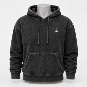 High Quality Men Acid Wash <b>Hoodie</b> with Distinctive Washed Finish <b>Soft</b> 100% Cotton Regular Fit Winter Modern Everyday Streetwear - Product Image 1