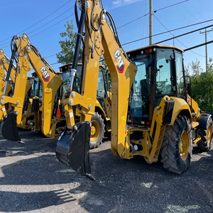 Chargeuse compacte Caterpillar 420E d'occasion à prix abordable, chargeuse frontale, chargeuse-pelleteuse avec godet de 1,5 m³ et capacité de charge nominale de 5 tonnes - Product Image 3