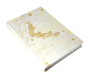 Cuadernos de papel de algodón reciclado hechos a mano, tapa dura, estilo mármol crema, producto Green Life, cuaderno para estudiantes, para uso en la oficina. - Product Image 2