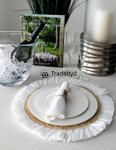 Élégant anneau de serviette en corne, fait main, naturel et écologique, accent de table haut de gamme pour cadeaux Tradebyd - Product Image 4