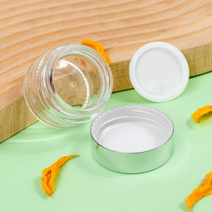 <b>Small</b> Clear Shilajit Glass Jar With <b>Screw</b> Cap For Product Storage And Display - Product Image 6