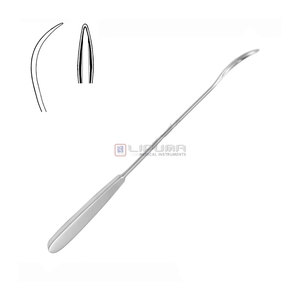BRUNNER Conductores de Ligadura 18cm 30cm Sondas Guía Huecas Ligeramente Curvadas Instrumentos Médicos Quirúrgicos para Colocación y Enhebrado de Ligaduras - Product Image 1