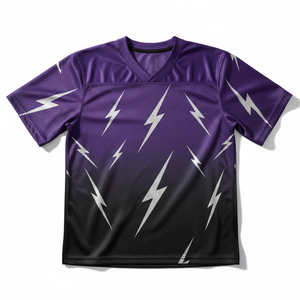 Blank American Football Jersey High Elasticity Breathable Gridiron Uniform Set <b>Men</b> Custom Embroidery Mesh Jersey Supplier - Product Image 1