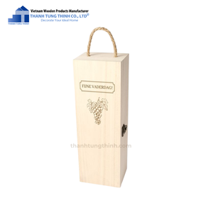 Boîte de rangement en bois Thanh Tung Thinh, finition mate, durable, design minimaliste, fabriquée au Vietnam - Product Image 3