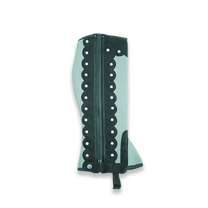 Equestrian Protective Genuine Leather <b>Half</b> <b>Chap</b> Durable Professional Horse Riding <b>Chap</b> made from synthetic leather Amara suede - Product Image 2